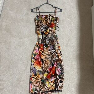 Multiprint dress- Brand new